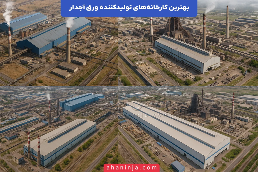 بهترین کارخانه های تولیدکننده ورق آجدار در ایران 4 کارخانه های تولیدکننده ورق آجدار