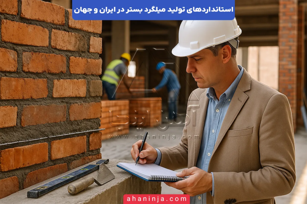 استاندارد های تولید میلگرد بستر در ایران و جهان 4 استاندارد های تولید میلگرد بستر