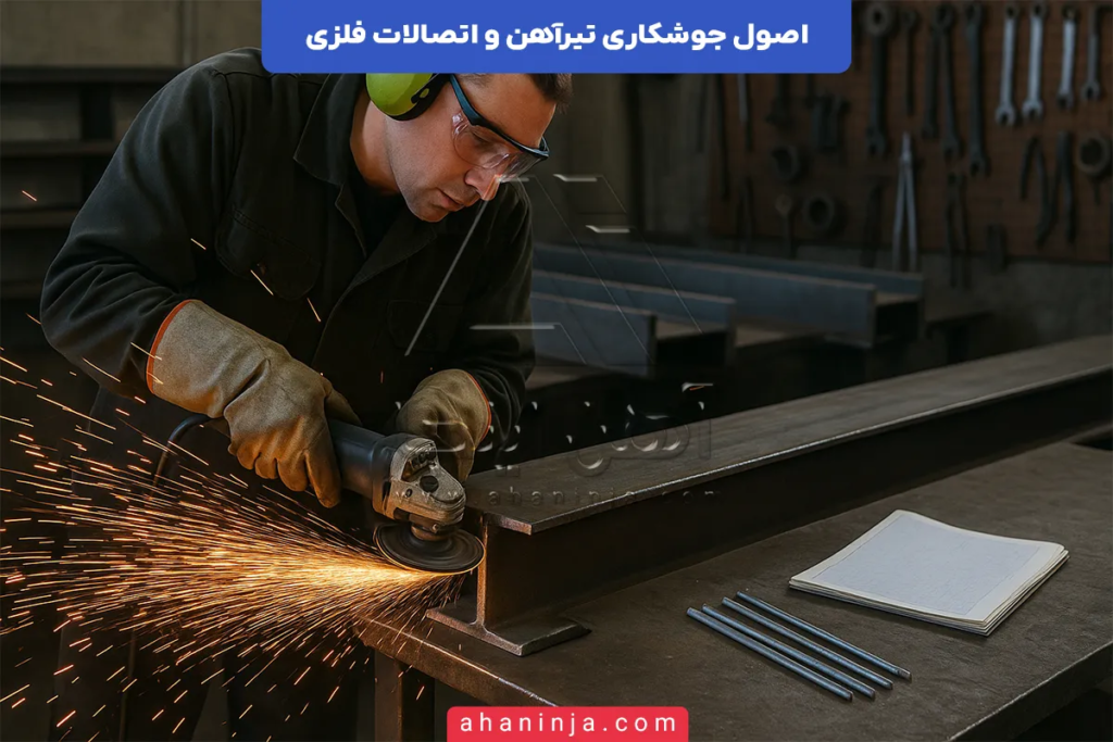 جوشکاری تیرآهن + اصول مهمی که باید رعایت شود! 5 جوشکاری تیرآهن