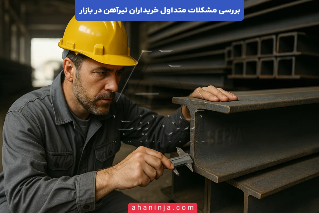 بررسی مشکلات متداول خریداران تیرآهن در بازار 5 مشکلات متداول خریداران تیرآهن