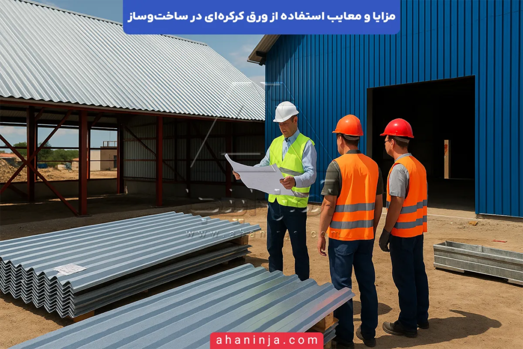 مزایا و معایب استفاده از ورق کرکره ای در ساخت و ساز 5 مزایا و معایب استفاده از ورق کرکره ای