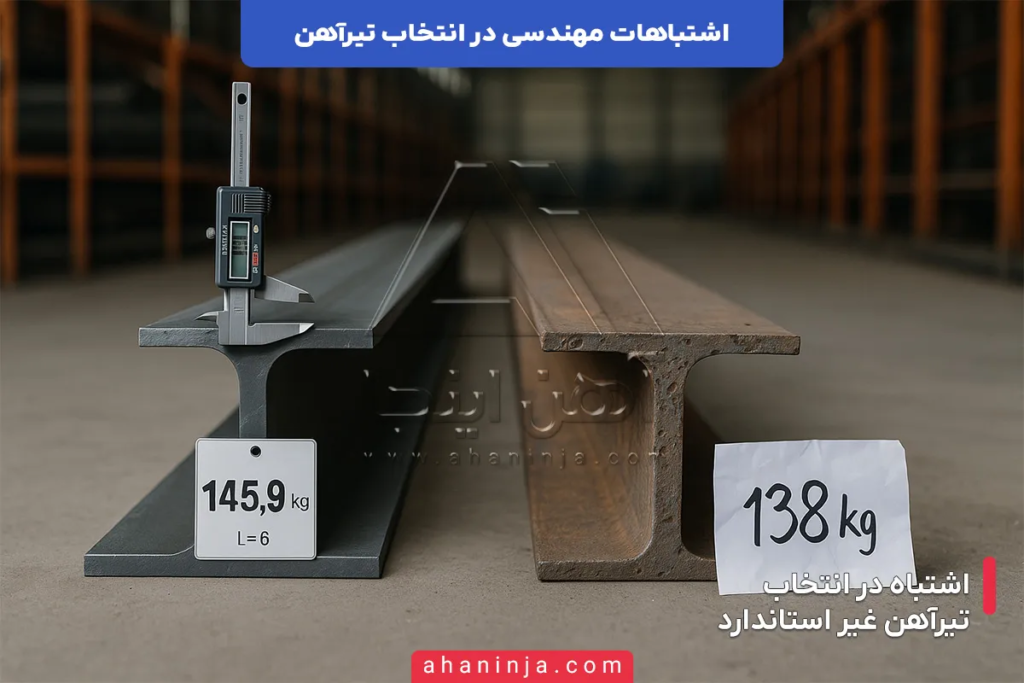 اشتباهات مهندسی در انتخاب تیرآهن + پیامد ها و راهکار ها 5 اشتباهات مهندسی در انتخاب تیرآهن