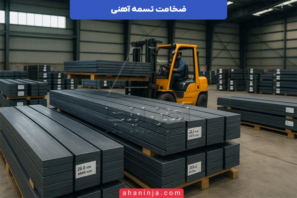 ضخامت تسمه آهنی + بررسی انواع ضخامت این مقطع 3 ضخامت تسمه آهنی