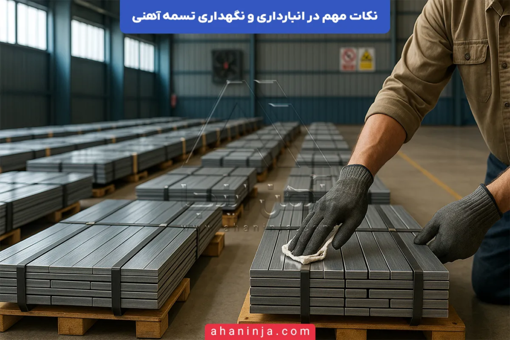 انبارداری تسمه آهنی + نکات مهمی که باید بدانید! 5 انبارداری تسمه آهنی