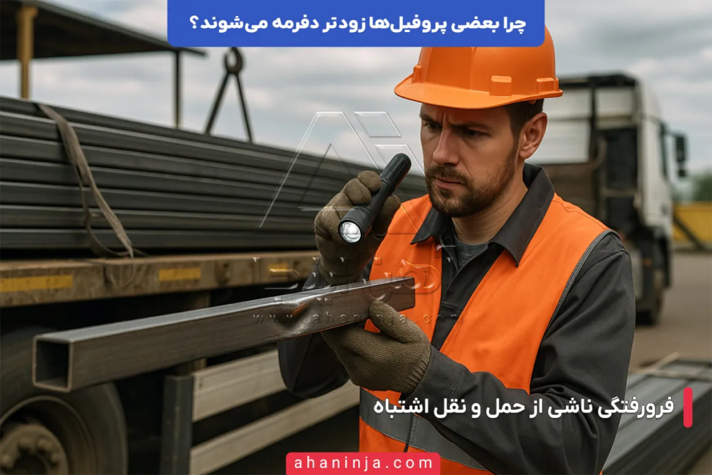 چرا بعضی پروفیل ها زودتر دفرمه می شوند؟ بررسی عوامل پنهان و مهم 3 چرا بعضی پروفیل ها زودتر دفرمه می شوند؟