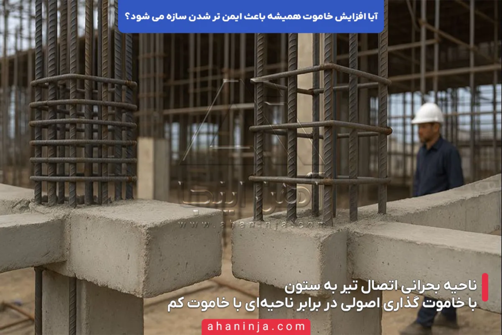 آیا افزایش خاموت همیشه باعث ایمنی سازه می شود؟ 5 آیا افزایش خاموت همیشه باعث ایمنی سازه می شود؟