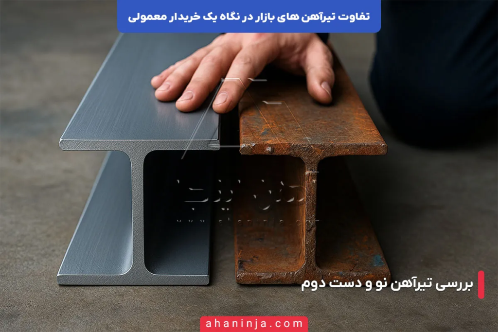 تفاوت تیرآهن های بازار در نگاه خریدار معمولی 5 تفاوت تیرآهن های بازار در نگاه خریدار معمولی