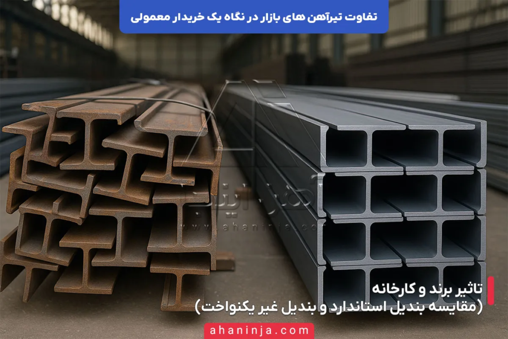 تفاوت تیرآهن های بازار در نگاه خریدار معمولی 6 تفاوت تیرآهن های بازار در نگاه خریدار معمولی