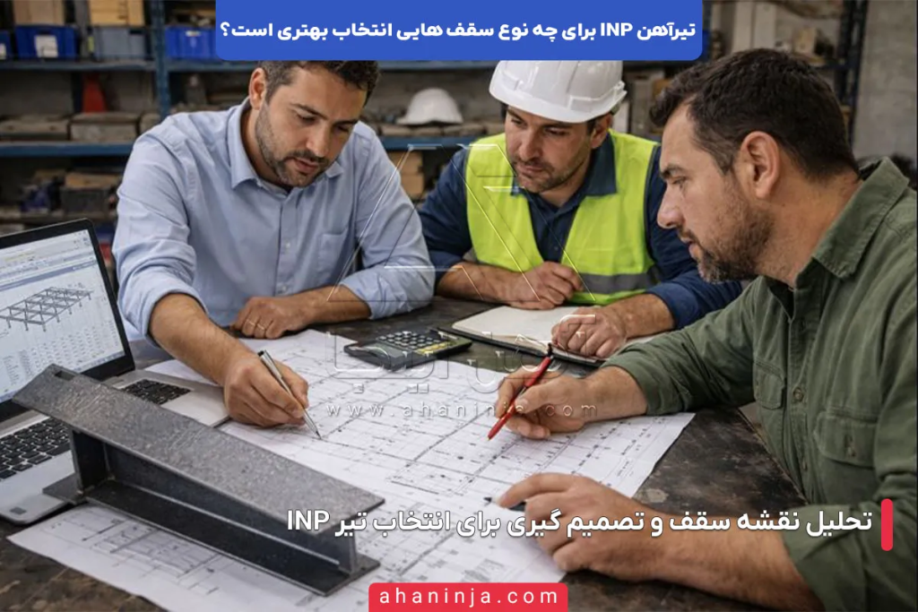 تیرآهن INP برای چه سقف هایی انتخاب بهتری است؟ 4 تیرآهن INP برای چه سقف هایی انتخاب بهتری است؟