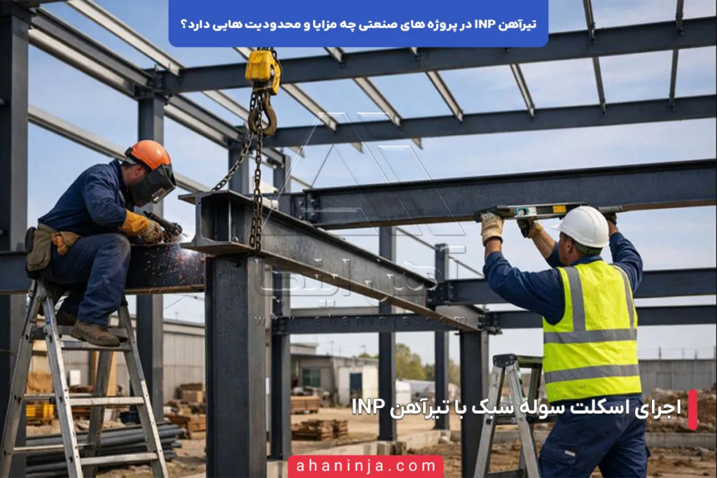 مزایا و محدودیت های تیرآهن INP در پروژه های صنعتی 3 مزایا و محدودیت های تیرآهن INP در پروژه های صنعتی