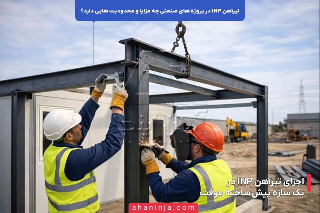 مزایا و محدودیت های تیرآهن INP در پروژه های صنعتی 4 مزایا و محدودیت های تیرآهن INP در پروژه های صنعتی