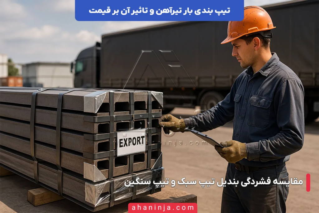 تیپ بندی بار تیرآهن + تاثیر هر نوع بار بر قیمت تیرآهن 4 تیپ بندی بار تیرآهن