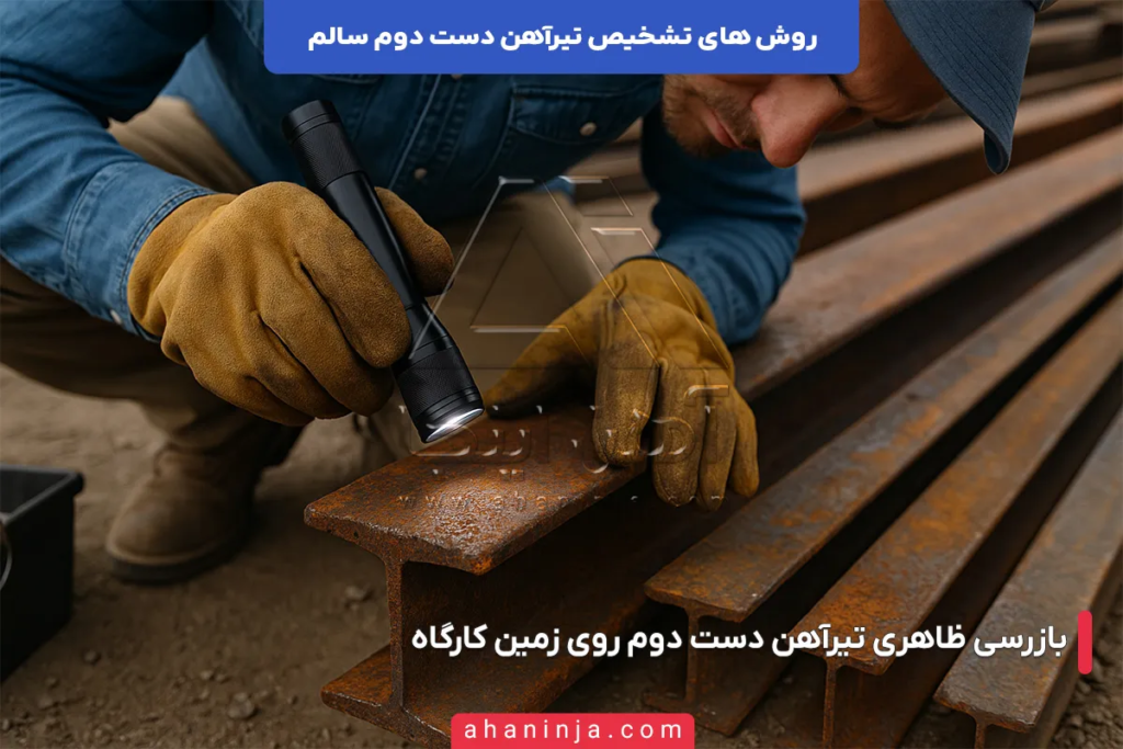 روش های تشخیص تیرآهن دست دوم سالم 4 روش های تشخیص تیرآهن دست دوم سالم