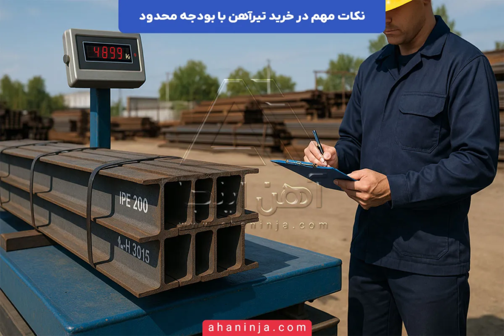 نکات مهم در خرید تیرآهن با بودجه محدود 4 نکات مهم در خرید تیرآهن با بودجه محدود