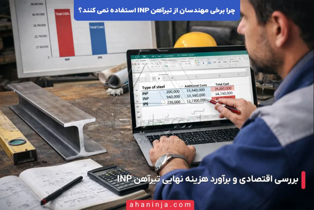چرا برخی مهندسان از تیرآهن INP استفاده نمی کنند؟ + بررسی دلایل فنی و اجرایی 5 چرا برخی مهندسان از تیرآهن INP استفاده نمی کنند؟