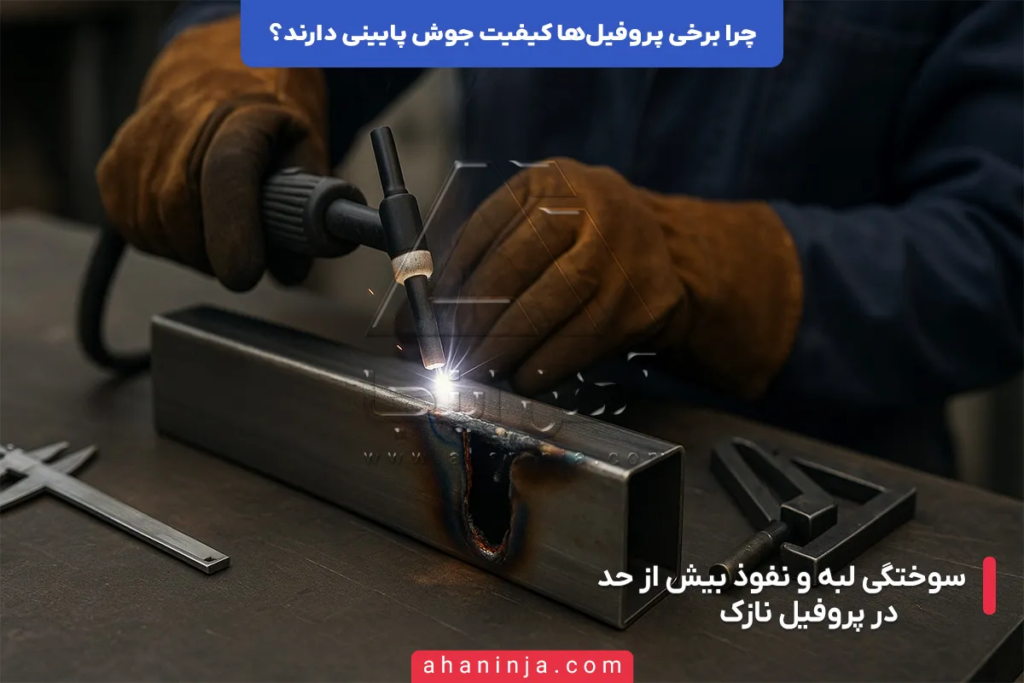 چرا کیفیت جوش برخی از پروفیل ها پایین است؟ 7 چرا کیفیت جوش برخی از پروفیل ها پایین است؟