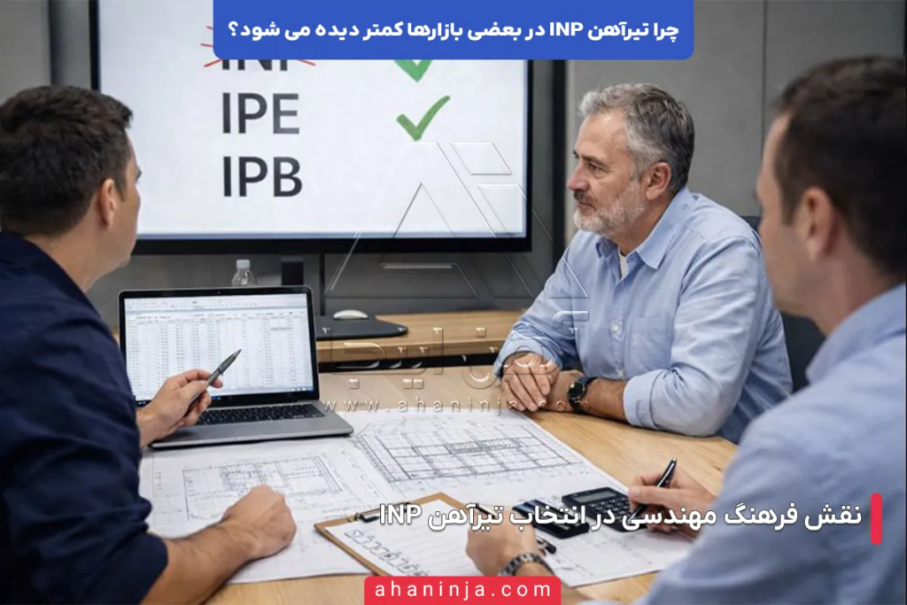 چرا تیرآهن INP در بعضی بازارها کمتر دیده می شود؟ 6 چرا تیرآهن INP در بعضی بازارها کمتر دیده می شود؟