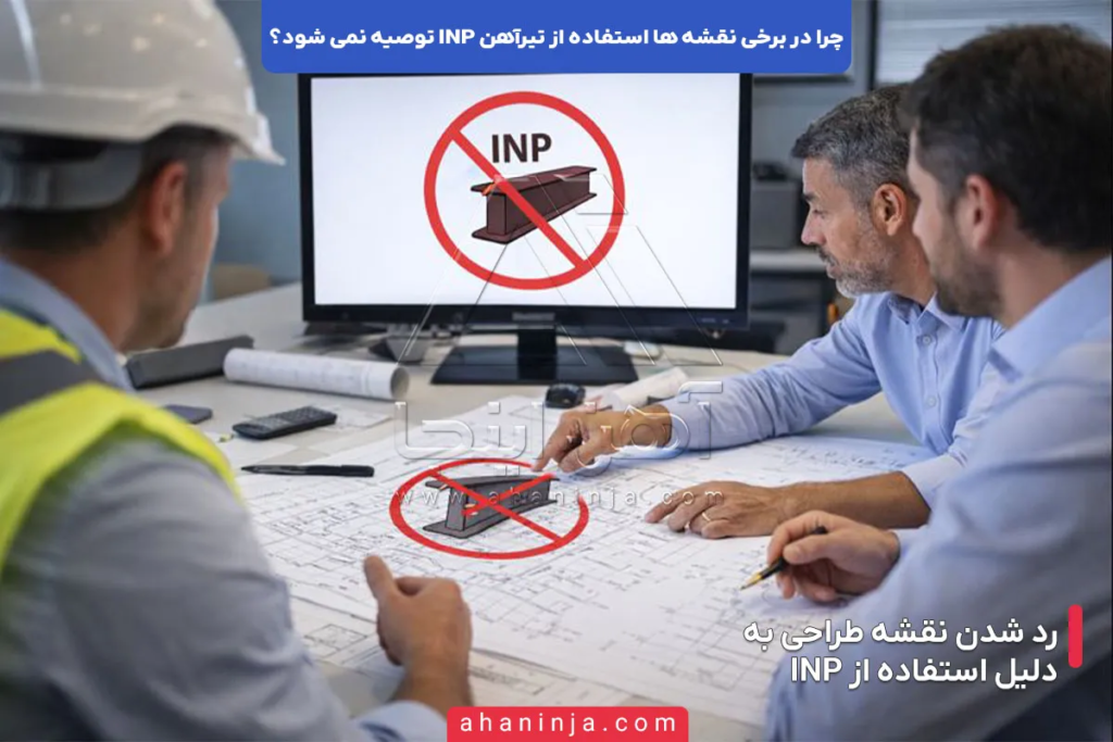 دلایل توصیه نشدن تیرآهن INP در برخی نقشه ها 6 دلایل توصیه نشدن تیرآهن INP در برخی نقشه ها