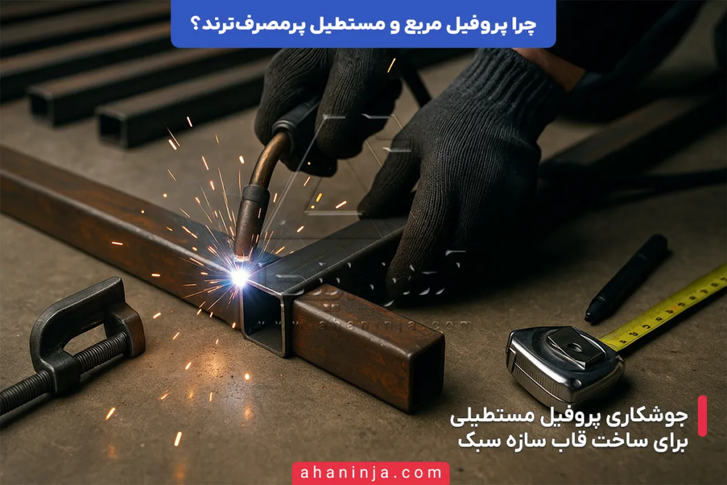 چرا پروفیل مربع و مستطیل پر مصرف ترند؟ + بررسی فنی 5 چرا پروفیل مربع و مستطیل پر مصرف ترند؟