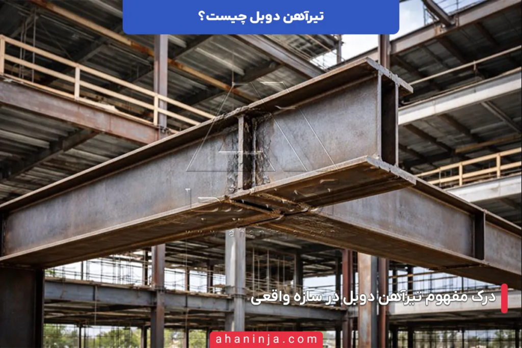 تیرآهن دوبل چیست و نحوه اتصال دو تیرآهن به هم چگونه است؟ 4 تیرآهن دوبل