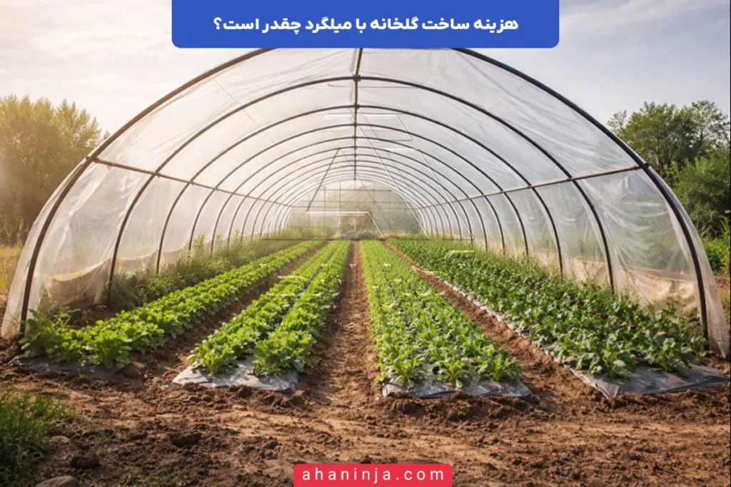 هزینه ساخت گلخانه با میلگرد چقدر است؟ 2 هزینه ساخت گلخانه با میلگرد