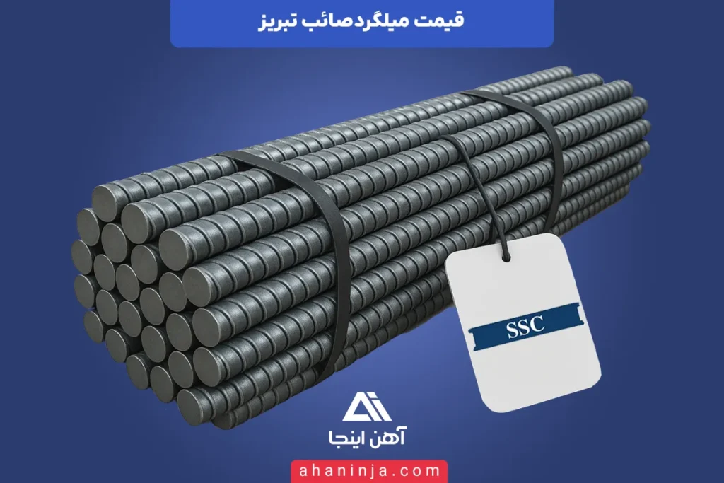 قیمت امروز میلگرد صائب تبریز
