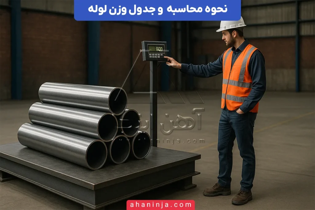 محاسبه آنلاین وزن لوله