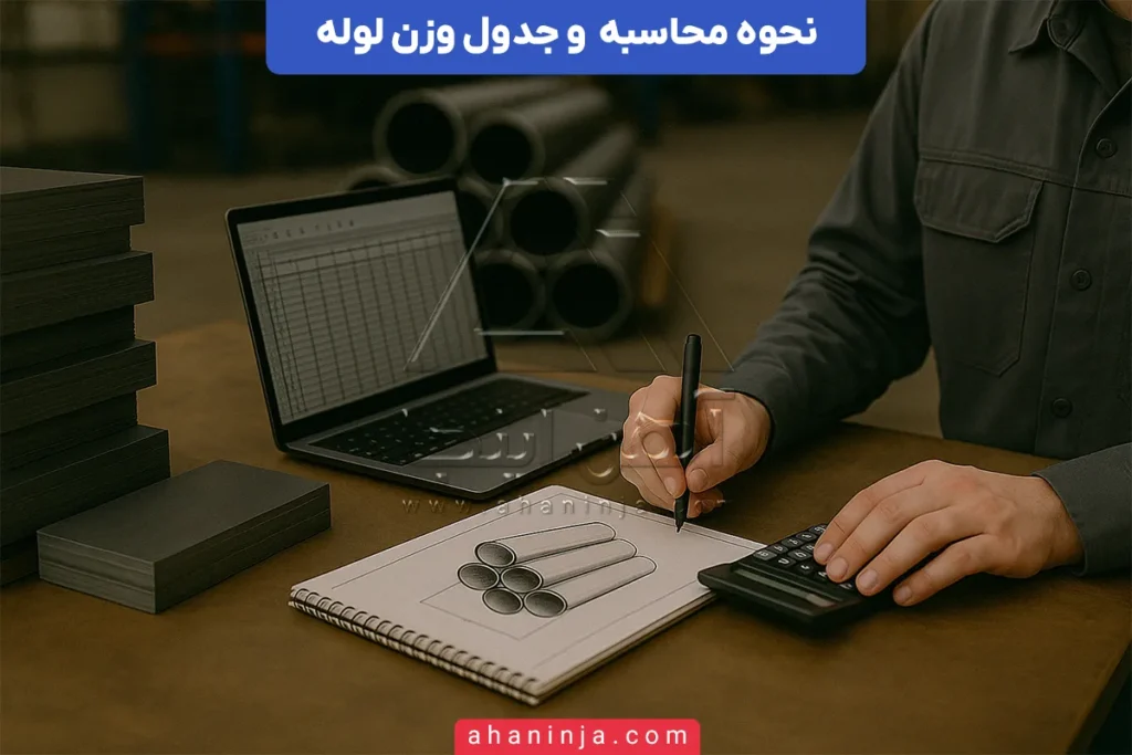محاسبه آنلاین وزن لوله