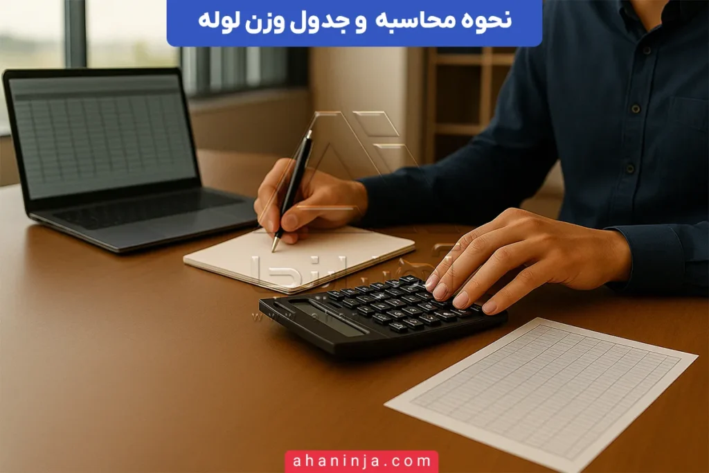 محاسبه آنلاین وزن لوله