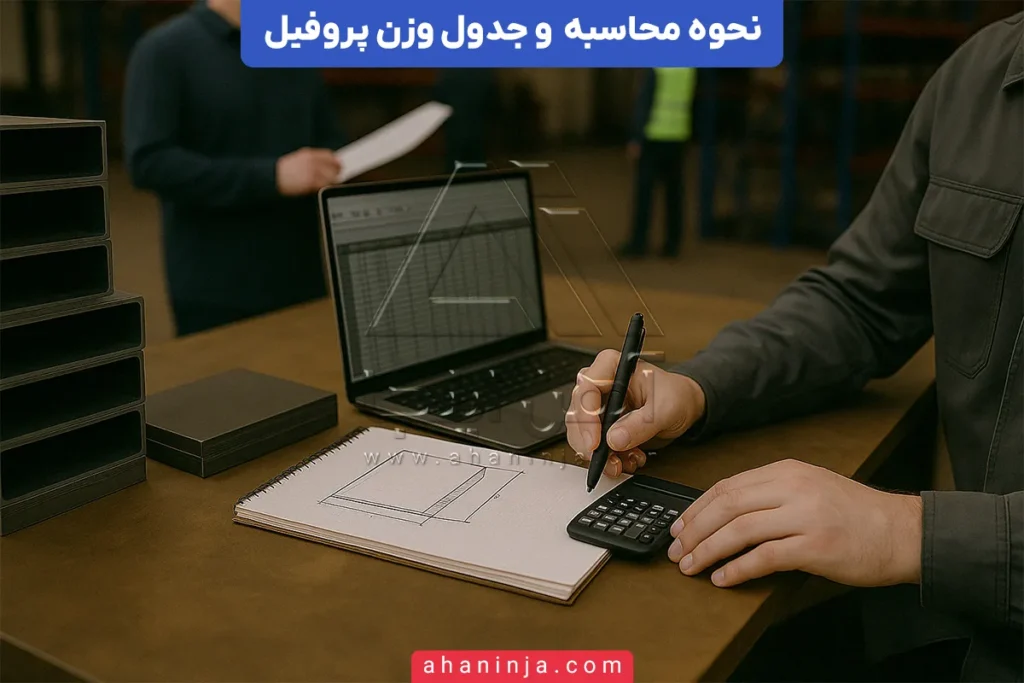 محاسبه وزن قوطی پروفیل