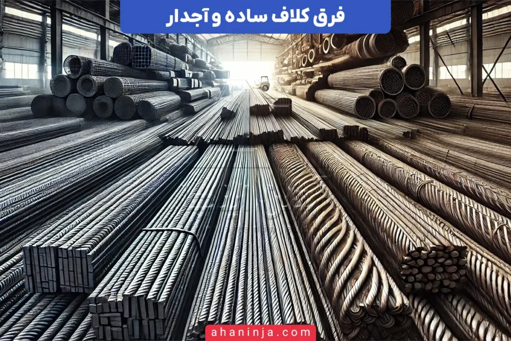 فرق کلاف ساده و آجدار
