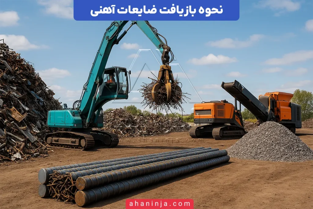 روش‌های بازیافت میلگرد و ضایعات آهنی