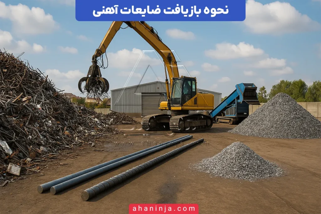 روش‌های بازیافت میلگرد و ضایعات آهنی
