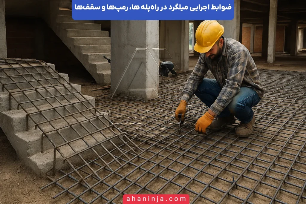 ضوابط اجرایی میلگردگذاری
