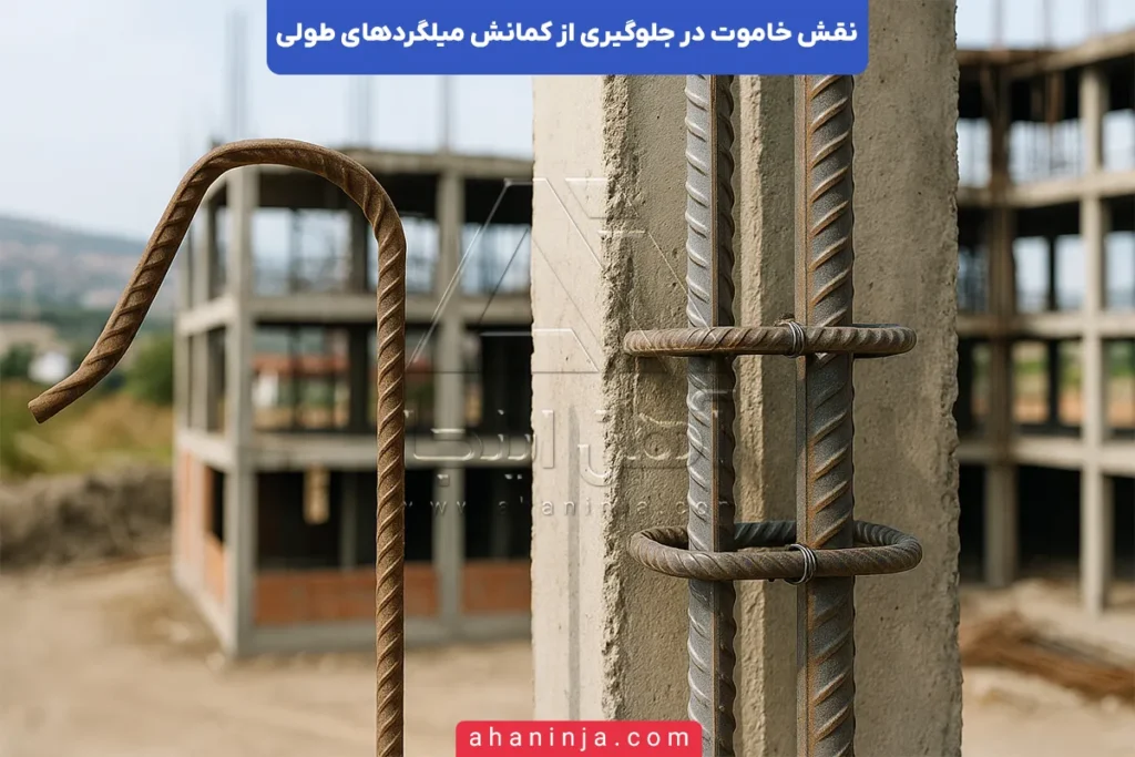 جلوگیری از کمانش میلگرد