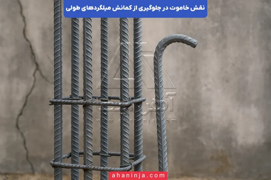 جلوگیری از کمانش میلگرد