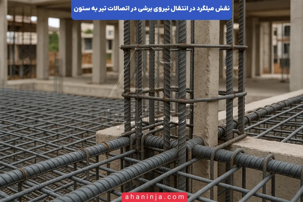 نقش میلگرد در انتقال نیروی برشی