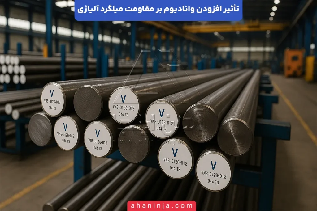 تاثیر افزودن وانادیوم بر مقاومت میلگرد آلیاژی