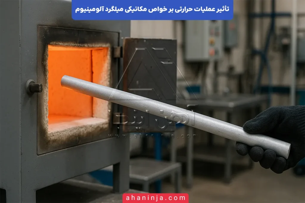 تأثیر عملیات حرارتی بر خواص میلگرد آلومینیوم