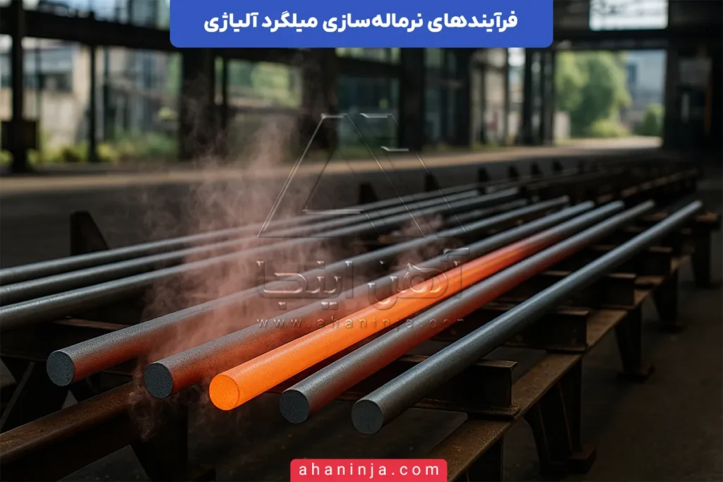 نرماله‌سازی میلگرد آلیاژی