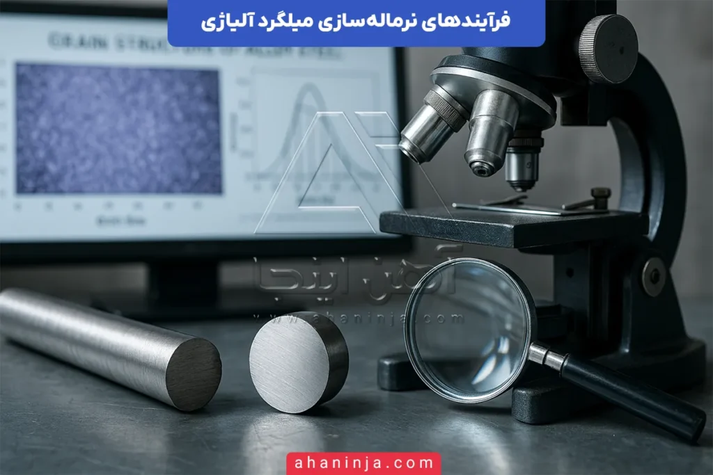 نرماله‌سازی میلگرد آلیاژی