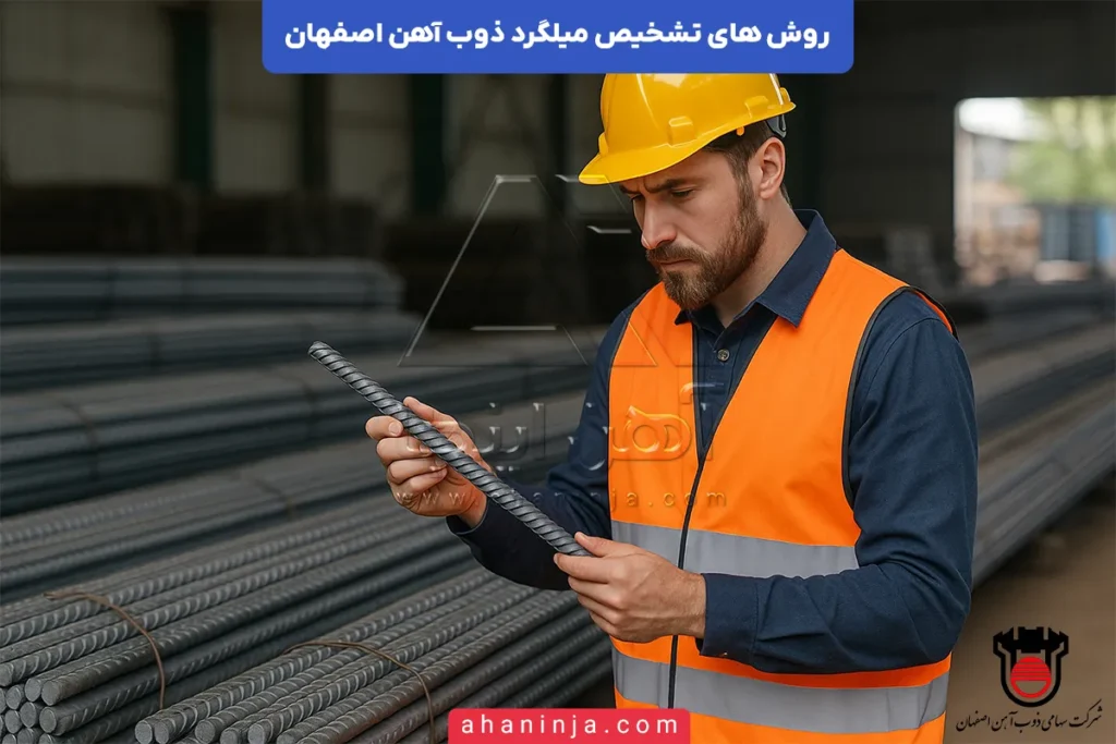 تشخیص میلگرد ذوب آهن اصفهان