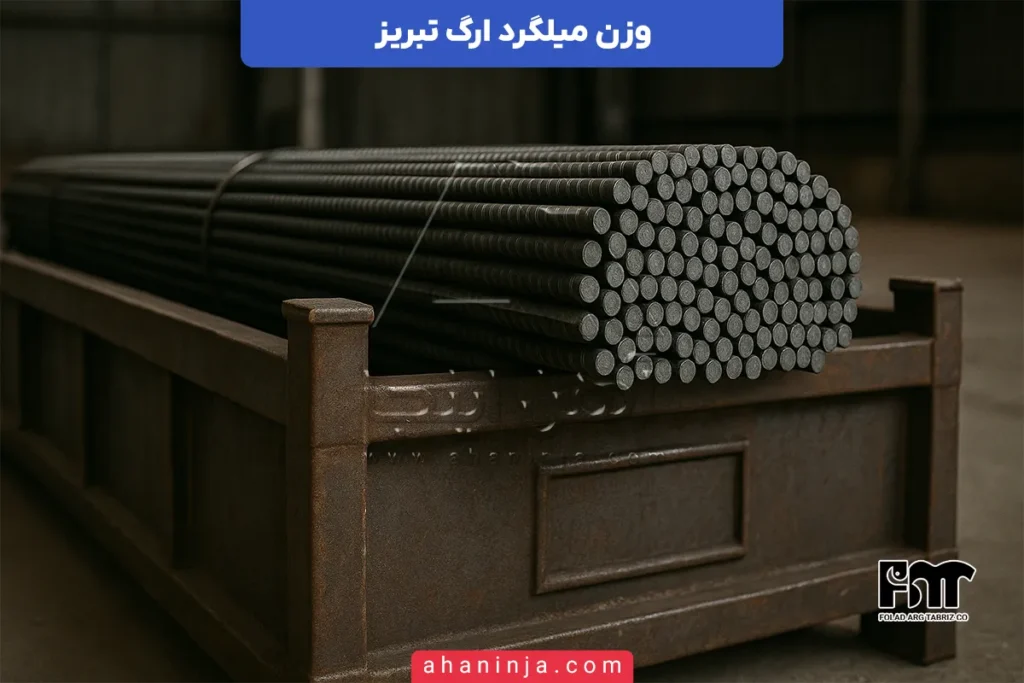 وزن میلگرد ارگ تبریز
