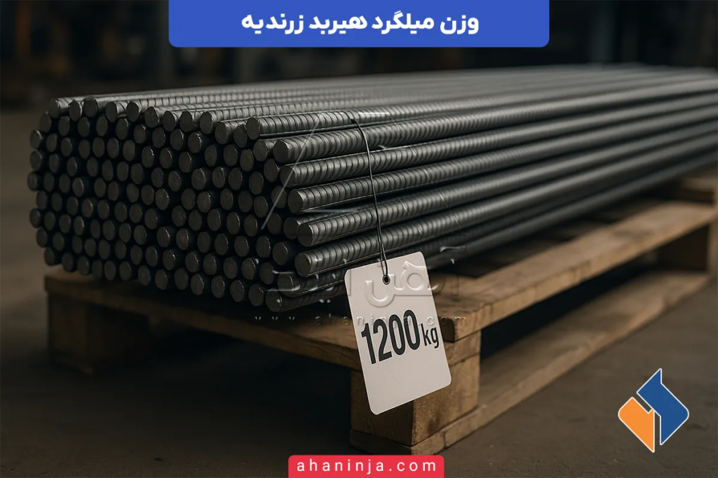 وزن میلگرد هیربد