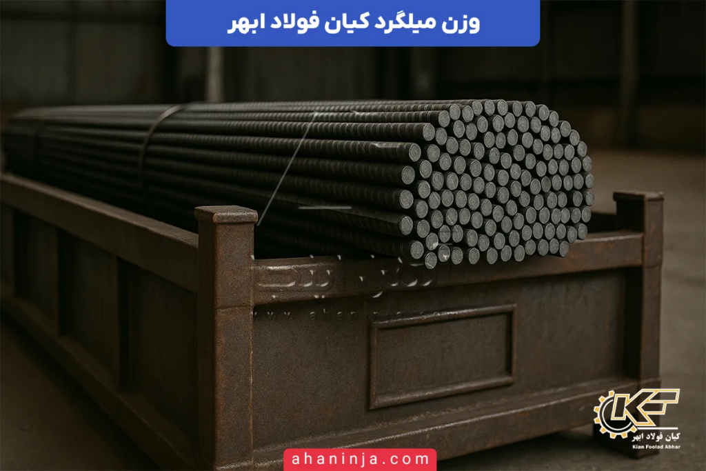 وزن میلگرد کیان ابهر
