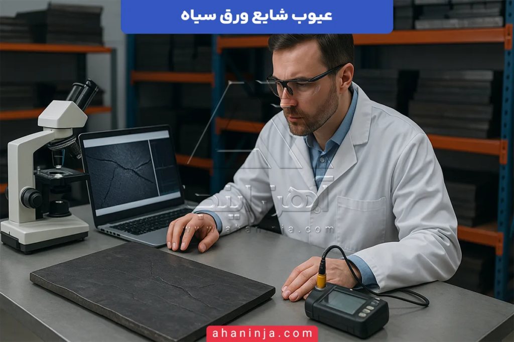 10 عیب شایع ورق سیاه