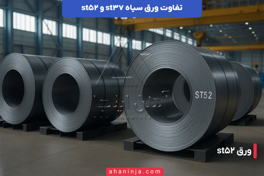 تفاوت ورق سیاه st37 و st52