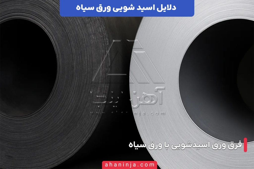 اسیدشویی ورق سیاه