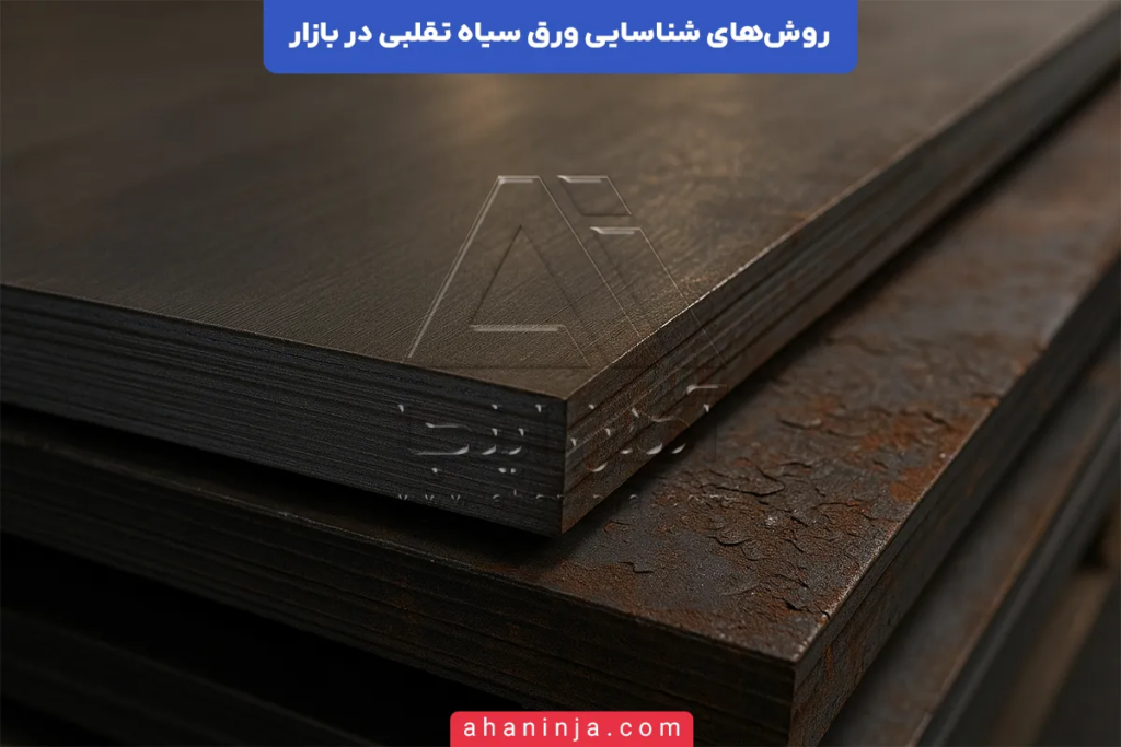 شناسایی ورق سیاه تقلبی در بازار