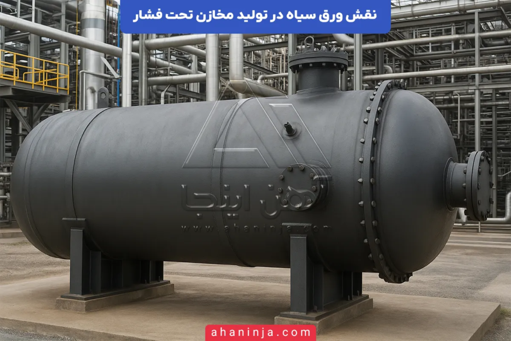 نقش ورق سیاه در تولید مخازن تحت فشار